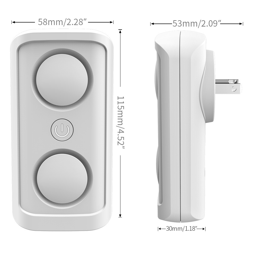 High Performance Plug In Insect Repellent Ultrasonic Pest Repeller Mosquito Repeller With Double Speakers