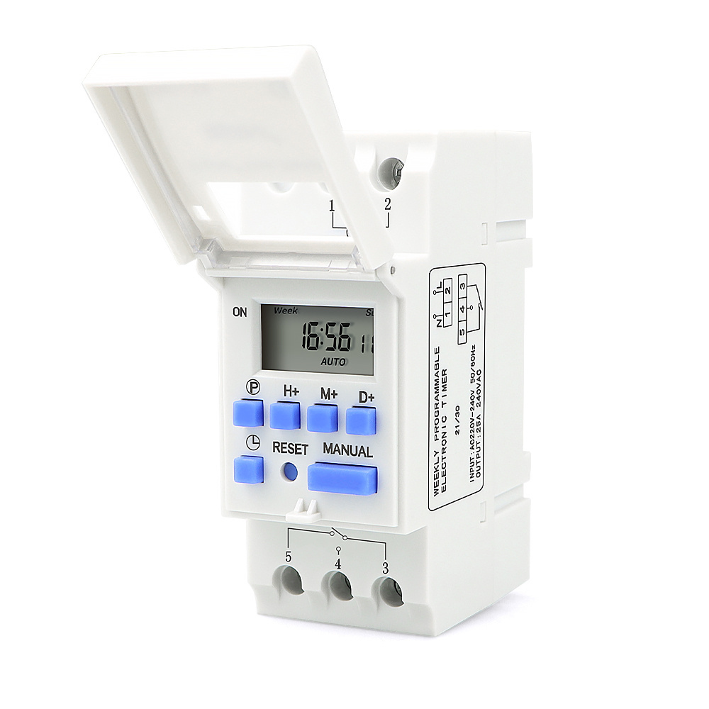 High quality THC15A 110V / 220V programmable microcomputer time control switch digital display timer