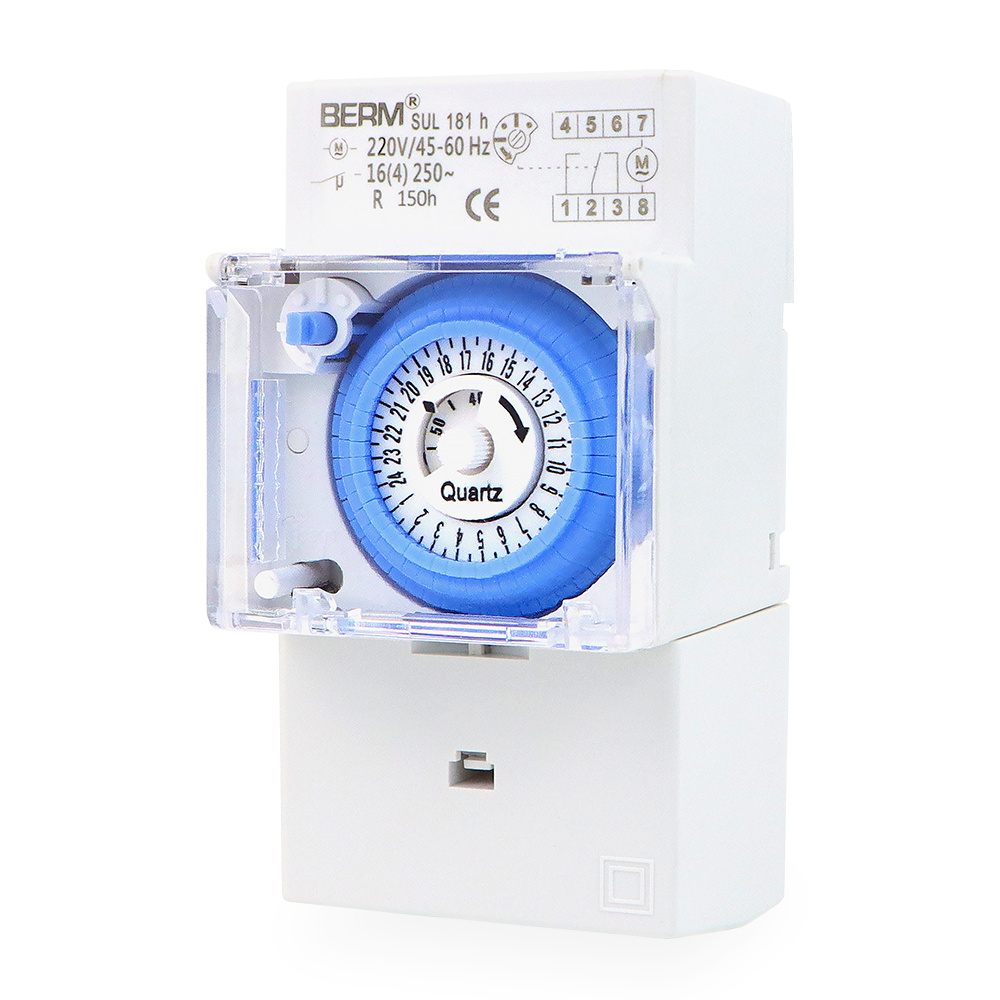 Programmable automatic mechanical switch timer quartz timing switch for street lamp SUL181h