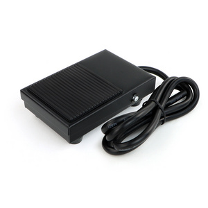 TFS-1 Iron cover foot pedal switch Self-resetting power switch NO NC non-slip bottom foot control switch