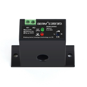 Ac current sensor switch 0.2-200A Optional linkage controller relay 240V  Current transformer self-powered sensor switch