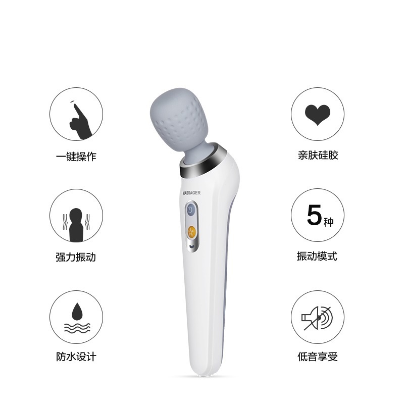 Personal Electric HandHeld Deep Tissue Vibrating hand held Massager for Muscles Cordless Electric Percussion Body Massage