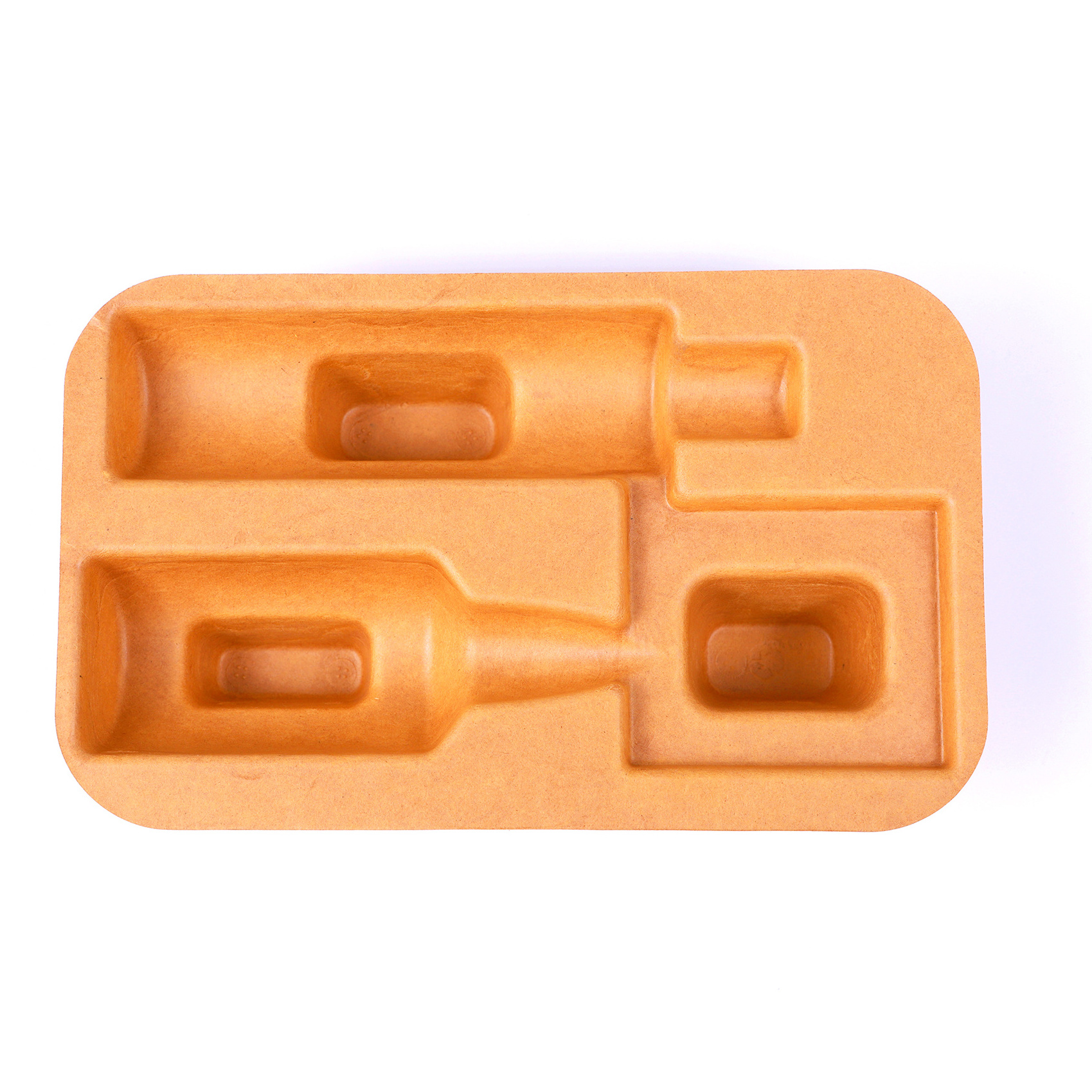 Biodegradable Low Volume Recyclable Printing Packaging Dry Pressing Box Pulp Mold