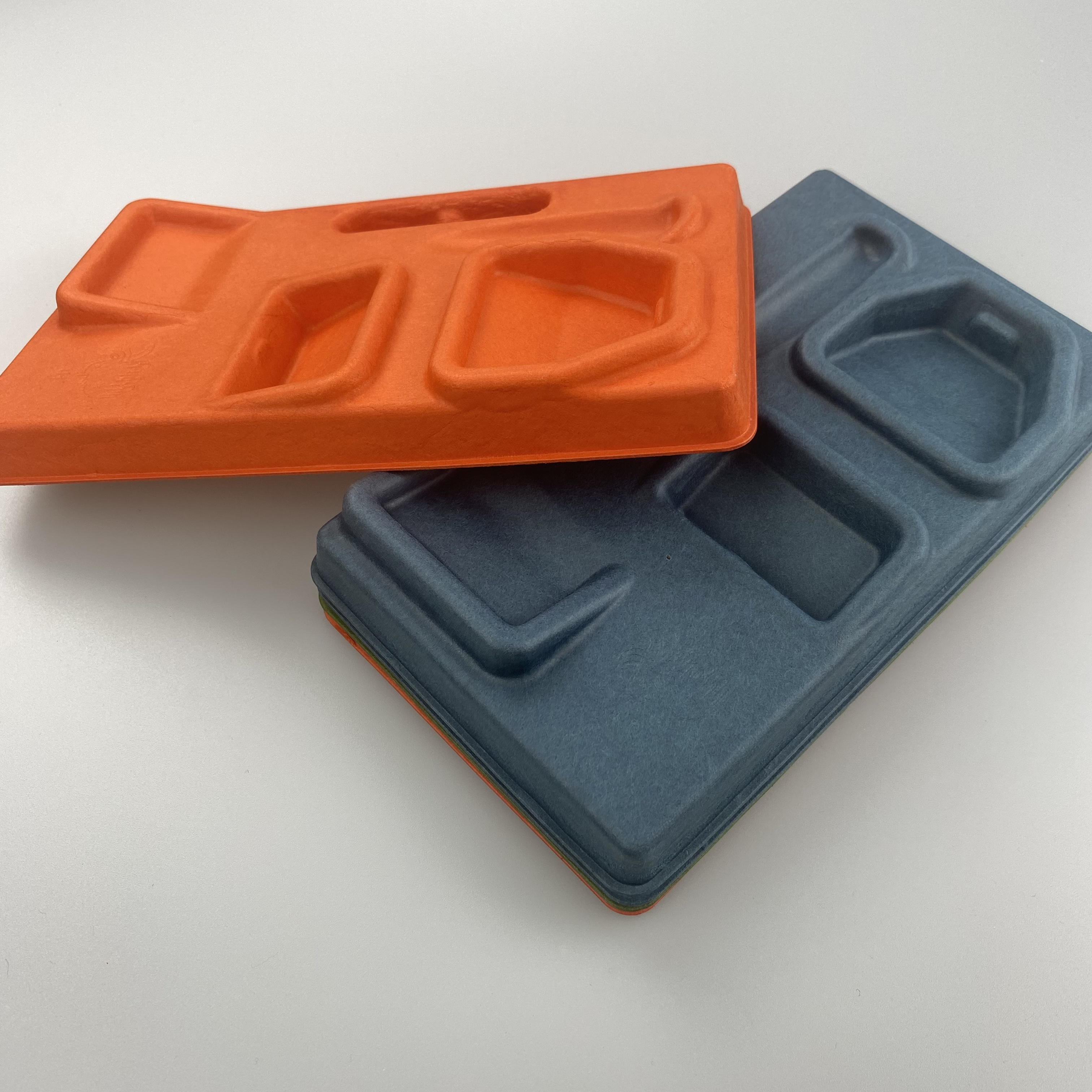 Best Quality Colorful Bagasse Molded Pulp Recyclable Packaging Dry Pressing Pulp