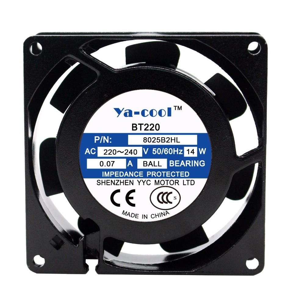 Ya-cool 8025 industrial ac cooling fan