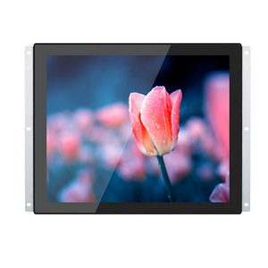 sunlight readable high brightness customizable 17 inch flat panel monitor industrial touch screen panel mount monitors for kiosk