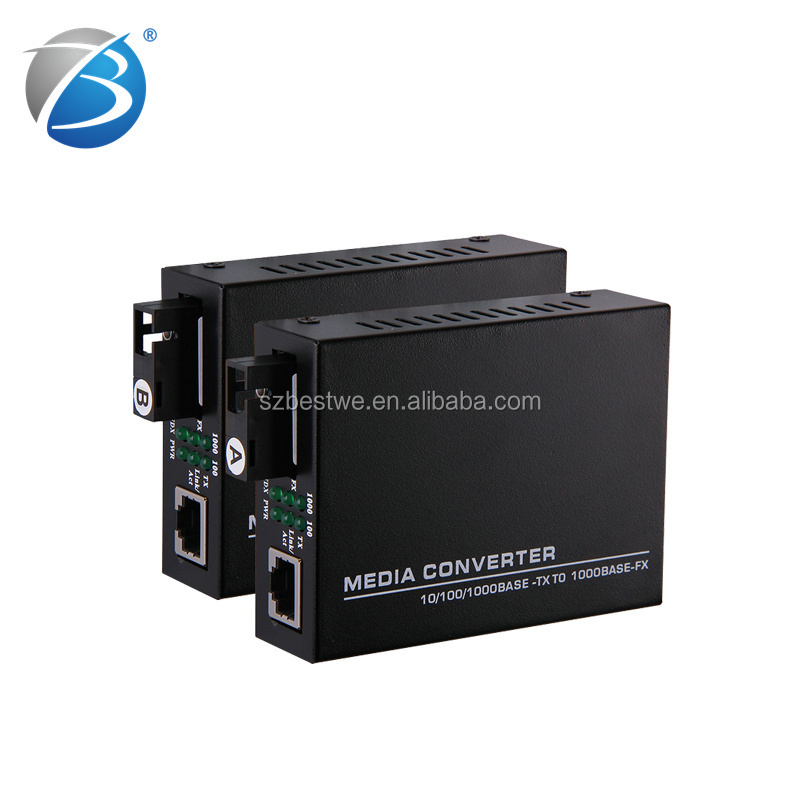 10 100 1000 fiber ethernet wdm optical fiber converter giga ethernet media converter