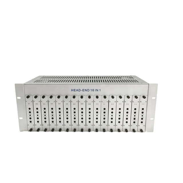 16 24 in 1 Multi Channel TV IP to RF Analog Agile CATV Modulator