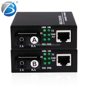 10 100 1000 fiber ethernet wdm optical fiber converter giga ethernet media converter