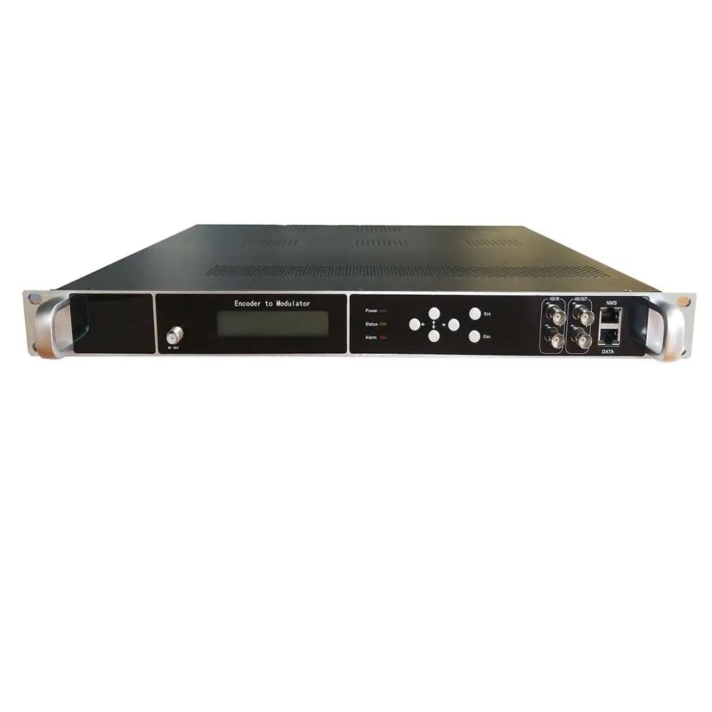 WEB Management 8/12/16/20/24 Channels FTA Tuners to RF Transmodulator DVB-S2 to DVB-T Remodulator