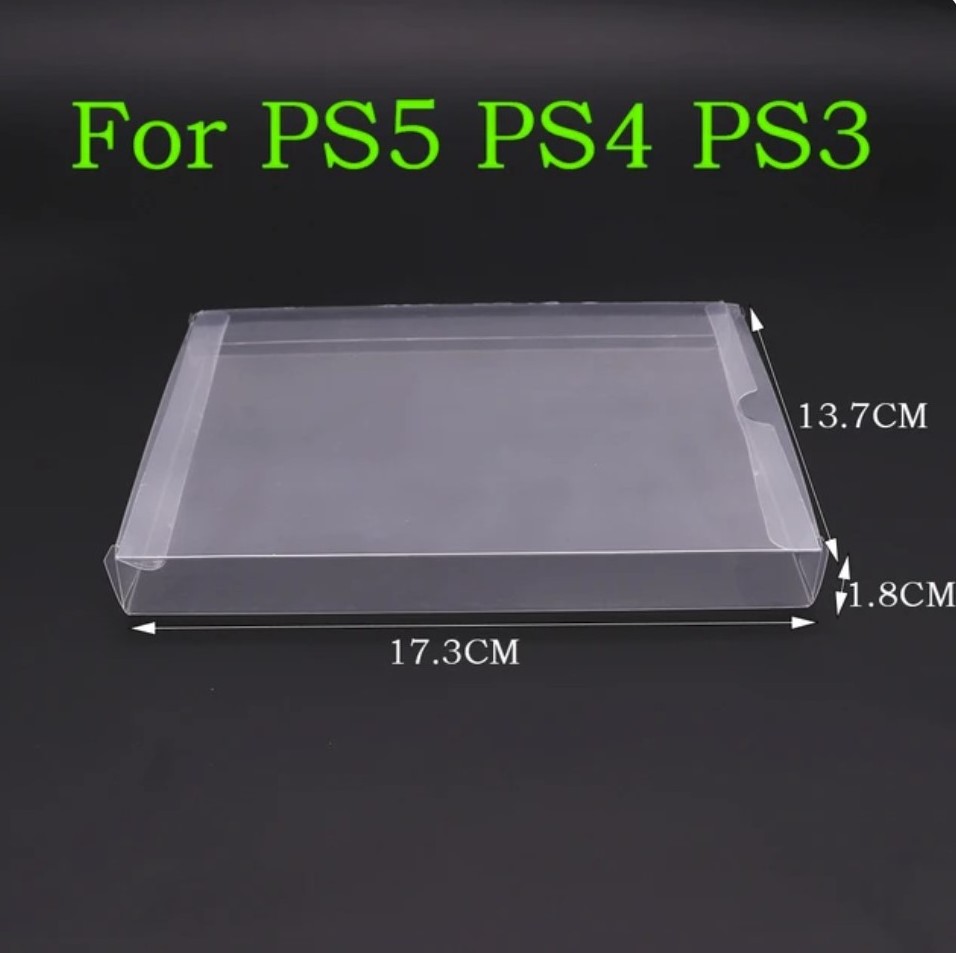 Transparent Clear Cartridge Protective Case Cover For GB GBA GBC SNES N64 NES NGPC Switch Protector Box For PS5 For PS4 /PS3