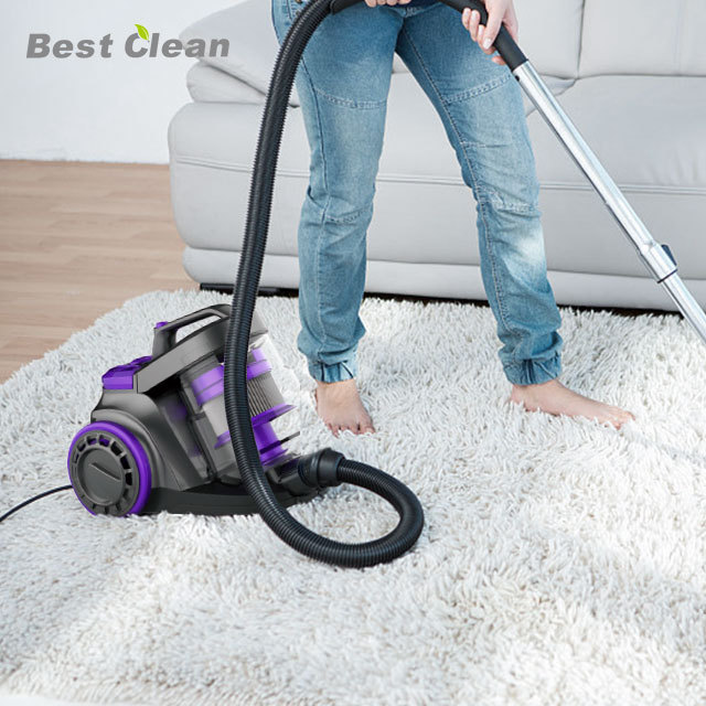 Best Clean 2.5L 1600w central HEPA Household Electric Cyclonic Hard Floor and Carpet Bagless Vacuum Cleaner