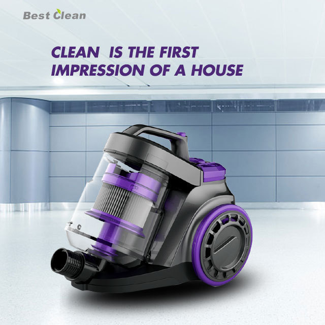 Best Clean Manufacturer Canister Cyclone Vacuum Cleaner Bagless CE Approved Hepa Filter Home Collector Electric Dry ABS 1200 /