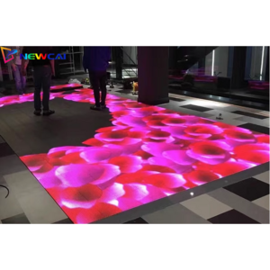 Full-Color Interactive Digital Interactive Stand Game Video Stage Platform P3.91 Floor Tile Wall Dance Led Display Screen