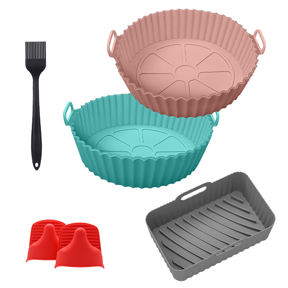 Top Selling Reusable Pot Air Fryer Baskets Silicone Liners Silicone Air Fryer Liner