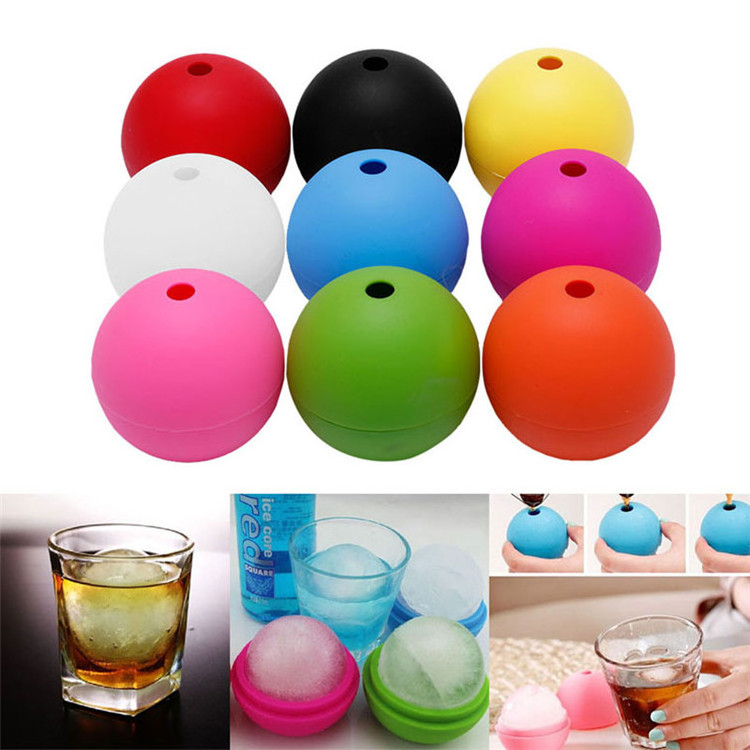 Hot Best Selling Classic Design Extra Large Silicone Ice Ball Mold Individual Style BPA Free Food Grade Ice Sphere Molds