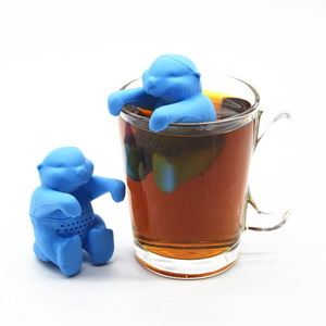 Wholesale Food Grade Silicone Tea Infuser, Silicone Tea Filter, Cute Otter Silicone Tea Infuser