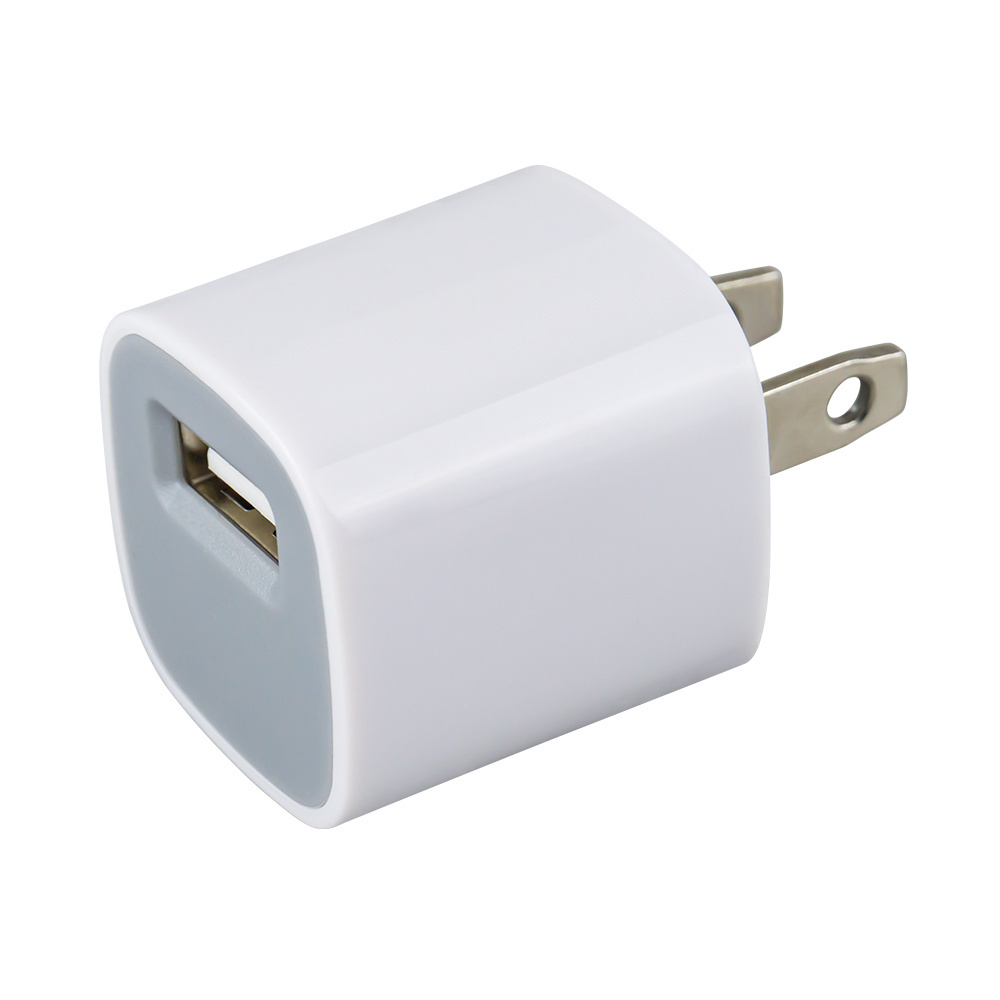 5W Mini Fast Smart Cute US EU 5V 1A Portable Mobile Universal Laptop Cell Phone Single Usb Wall Charger