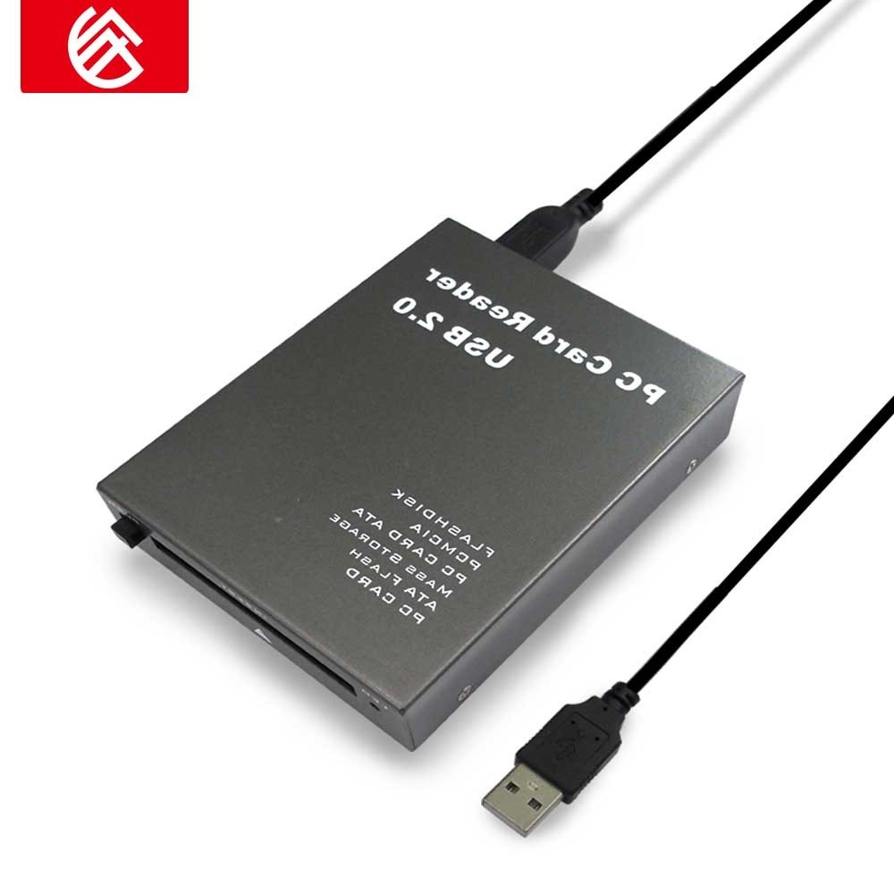 High Quality Micro Adapter Card Reader USB 2.0 Metal PCMCIA Card Reader