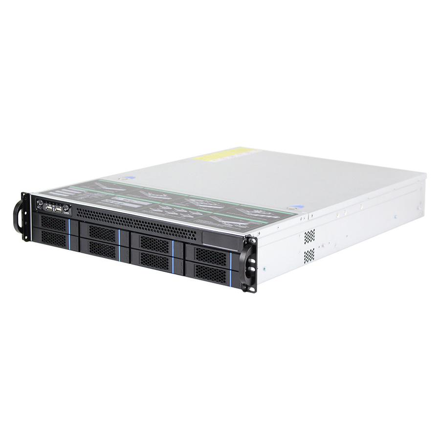 Cheap Price 2u Rack mount Servers BailianF R750 2u 8SFF Rack Server Cloud Storage with power supply support Server chassis