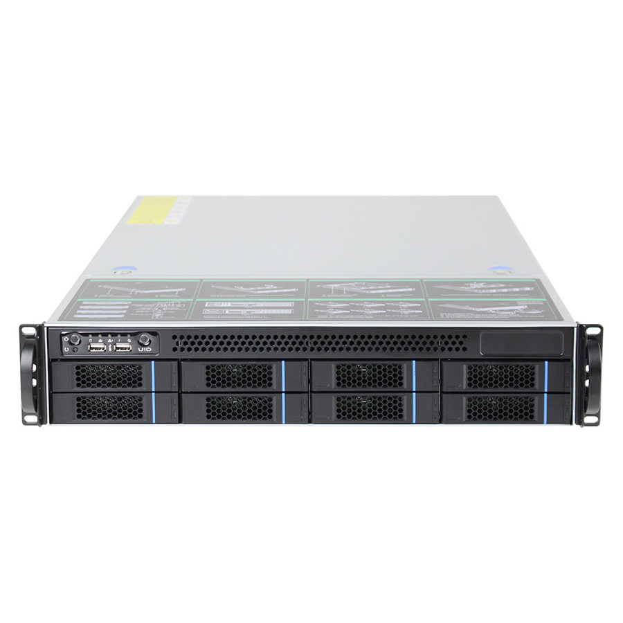 Cheap Price 2u Rack mount Servers BailianF R750 2u 8SFF Rack Server Cloud Storage with power supply support Server chassis