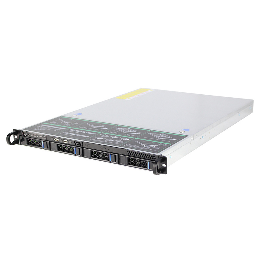 China OEM ODM Custom 1u 4 bays hot swap rack server  MiniSAS /SATA chassis