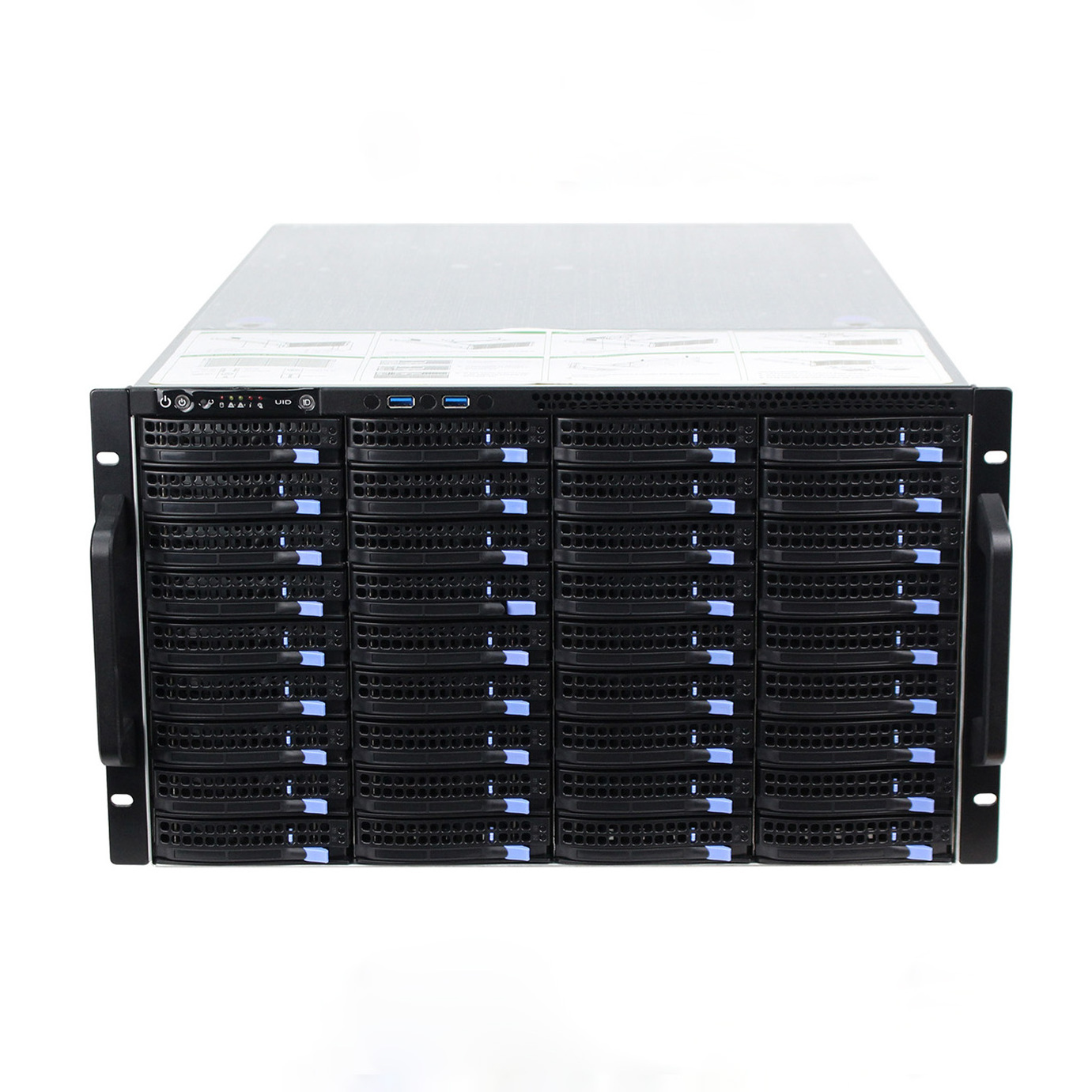 Manufacturer China 6U 48-bay 19 inch standard Server Case with motherboard and power supplies server