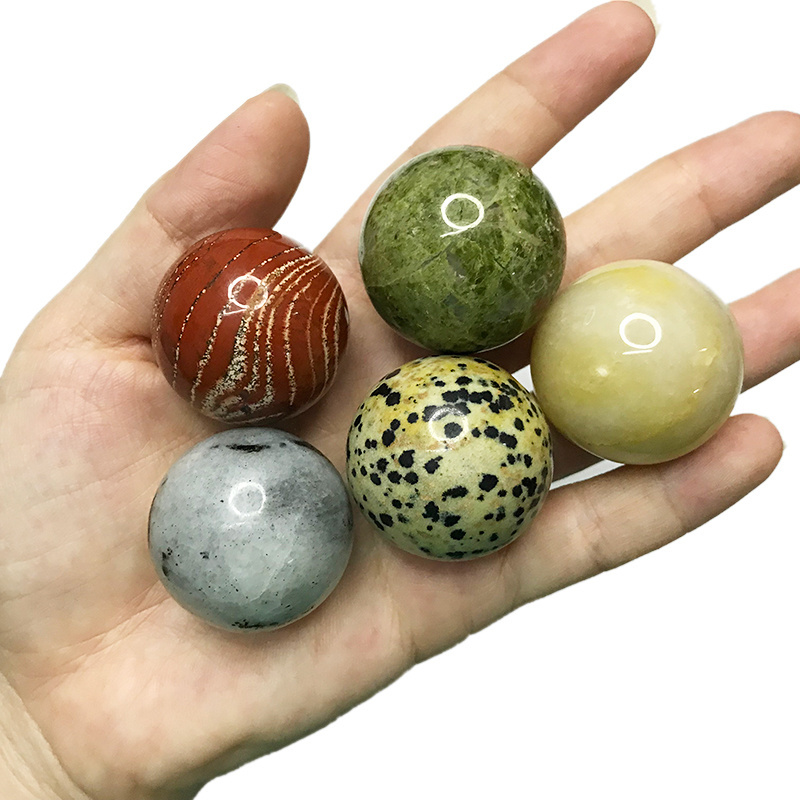 Multi Gemstone Balls 30mm Crystal Balls Bulk Sale