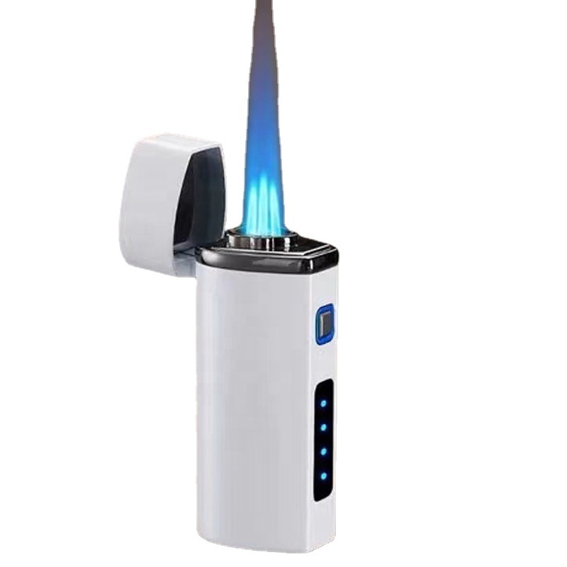 Factory Direct  Zinc Alloy 3 Jet Torch Lighter Gas with USB Rechargeable  Butane Triple Jet Flame Torch Lighter