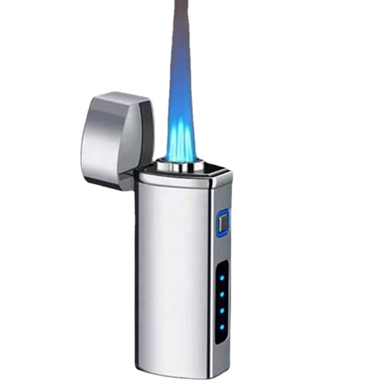 Factory Direct  Zinc Alloy 3 Jet Torch Lighter Gas with USB Rechargeable  Butane Triple Jet Flame Torch Lighter