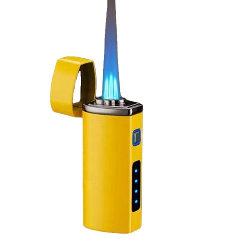 Factory Direct  Zinc Alloy 3 Jet Torch Lighter Gas with USB Rechargeable  Butane Triple Jet Flame Torch Lighter