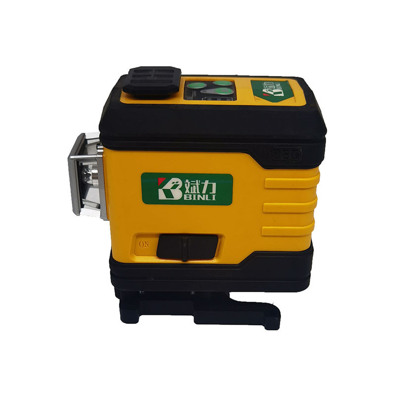 New Model 360 Degree 3D Self Leveling Laser 12 Lines Green Light Rotating Laser Level