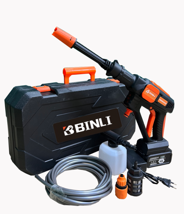 Binli wholesaler 21V  Industrial electric portable cordless car pressure washer wash machine