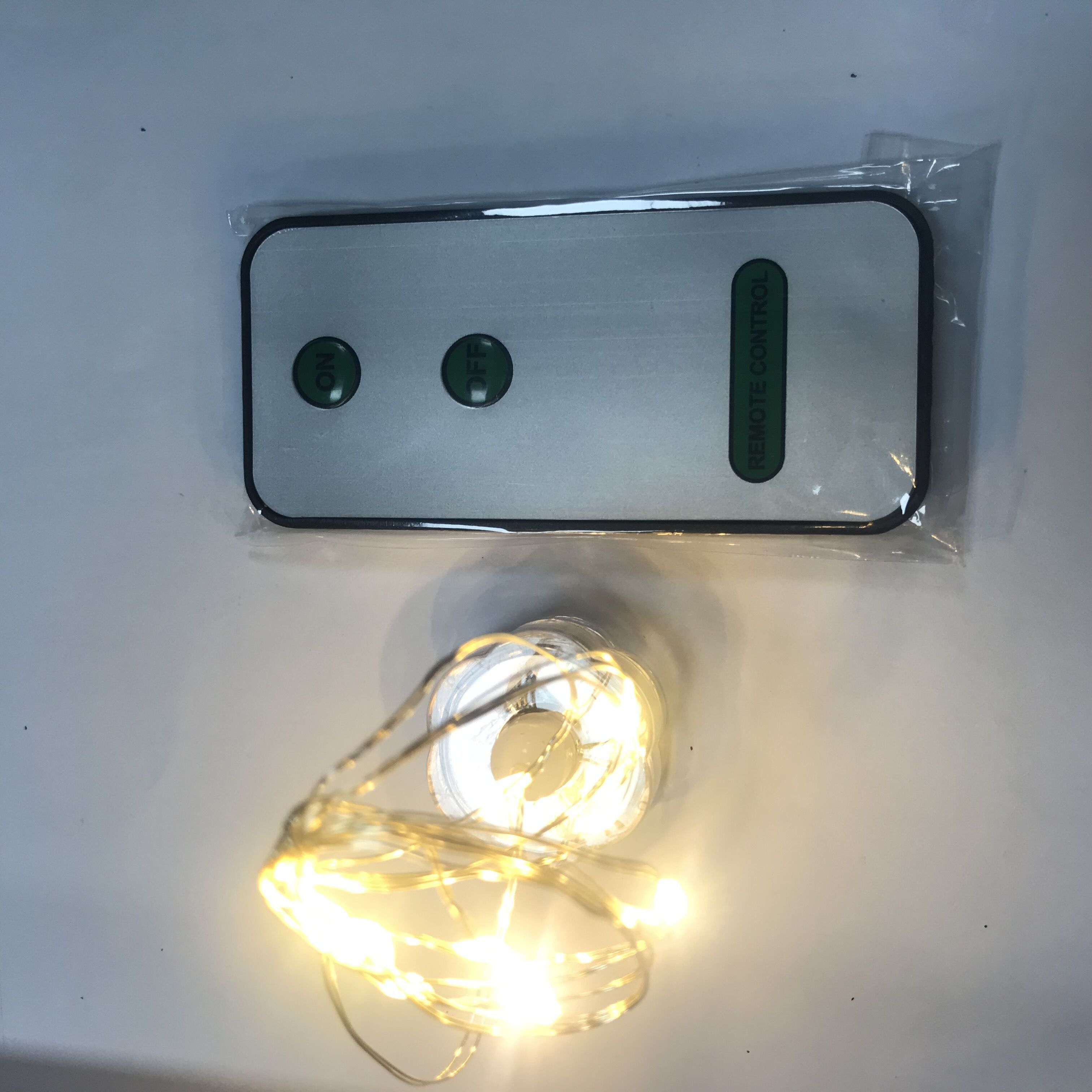 2M 20LEDs led tea light remote control copper wire led string light