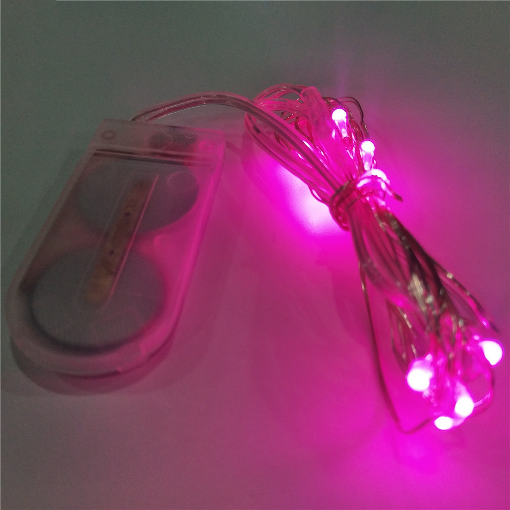 2M 20L LED  BATTERY POWERED BUTTON CELL COPPER WIRE MINI FAIRY STRING LIGHT