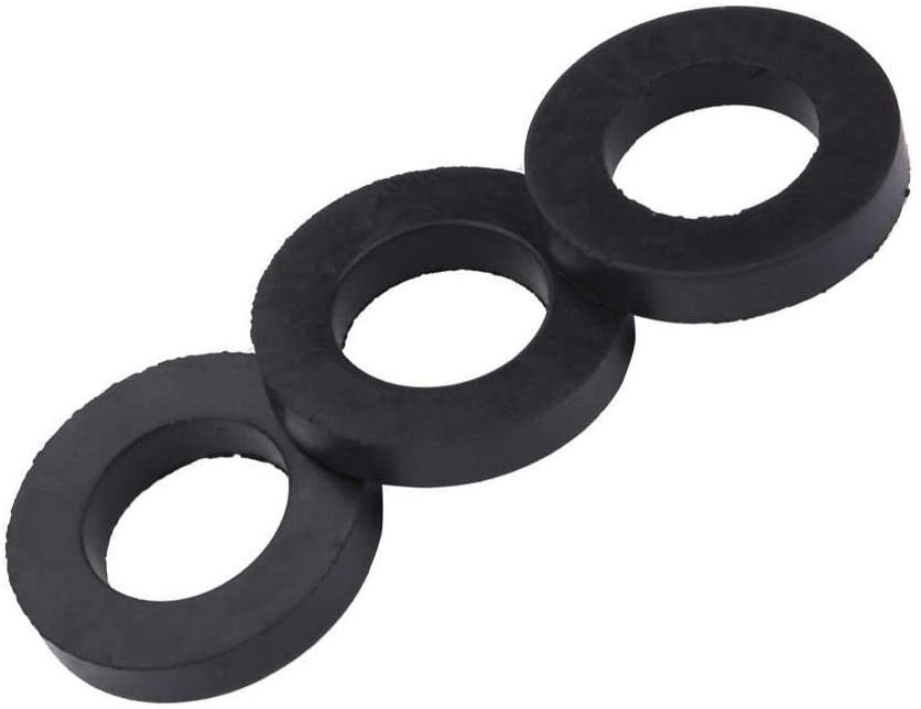 1/2 inch Flat Rubber Washers Rubber O-Ring Seals Water Pipe Connector Replacement for Faucets and Shower Head