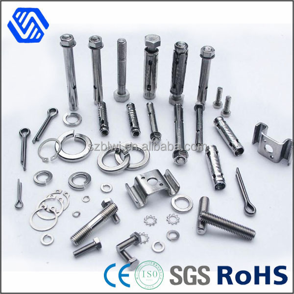 All kinds of auto parts steel pin washer bolts and nuts