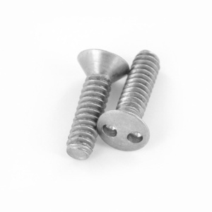 Snake eye screw, high security snake eye anti-theft screw for safety box, locks