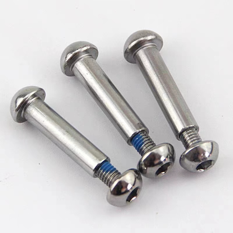 Factory   Customized Carbon Steel Nylon Allen head barrel bolts   M8-M10 For Bicycle