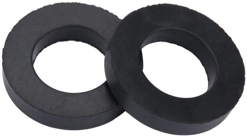 1/2 inch Flat Rubber Washers Rubber O-Ring Seals Water Pipe Connector Replacement for Faucets and Shower Head