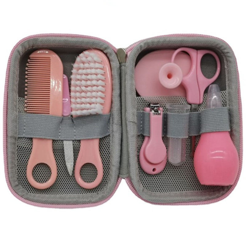 Baby Health Care Kit EVA Storage Bag Grooming Kit Nail Clipper Scissors Case Hair Brush Comb Safety Care Case