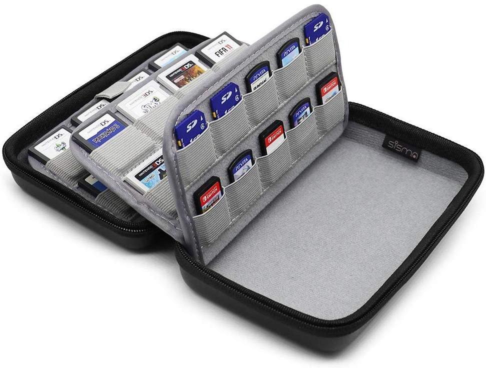 Custom Game Cartridge Holders Hard Carrying Case for Organizing Nintendo Switch Games SD Memory Cards