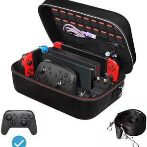 Carrying Storage Case for Nintendo Switch Portable Travel All Protective Hard Messenger Bag Games for Switch Console Pro