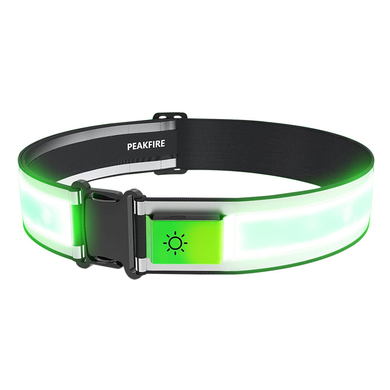 High Quality High Brightness Reflective PVC Nylon USB Charging LED Running Light Armband Safety Belt Stripe For Walking At Night