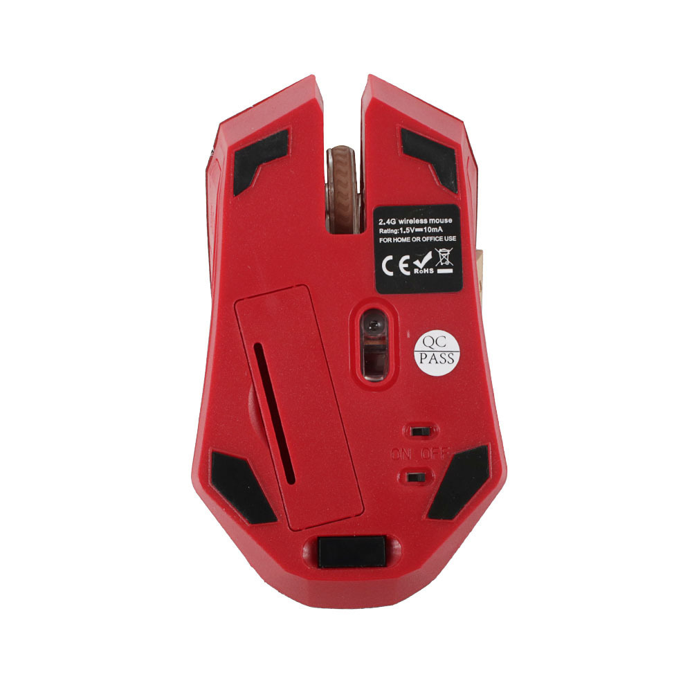 Iron Man 2.4g Wireless Driver USB 6D Optical Mouse