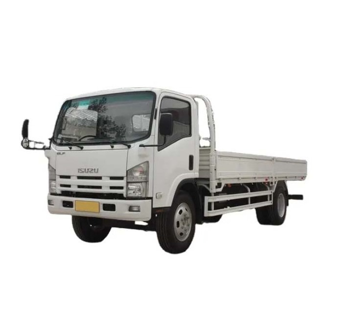 4x2 Medium-sized Truck 5-10 tons loading capability light truck 6 Wheels 190hp Eu 5 Engine ISUZUs 700P Cargo Fence Truck