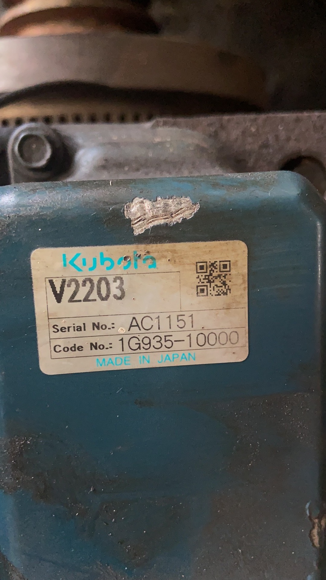 Kubotas V2203-M Diesel Engines Used Complete Diesel Engine  for sale