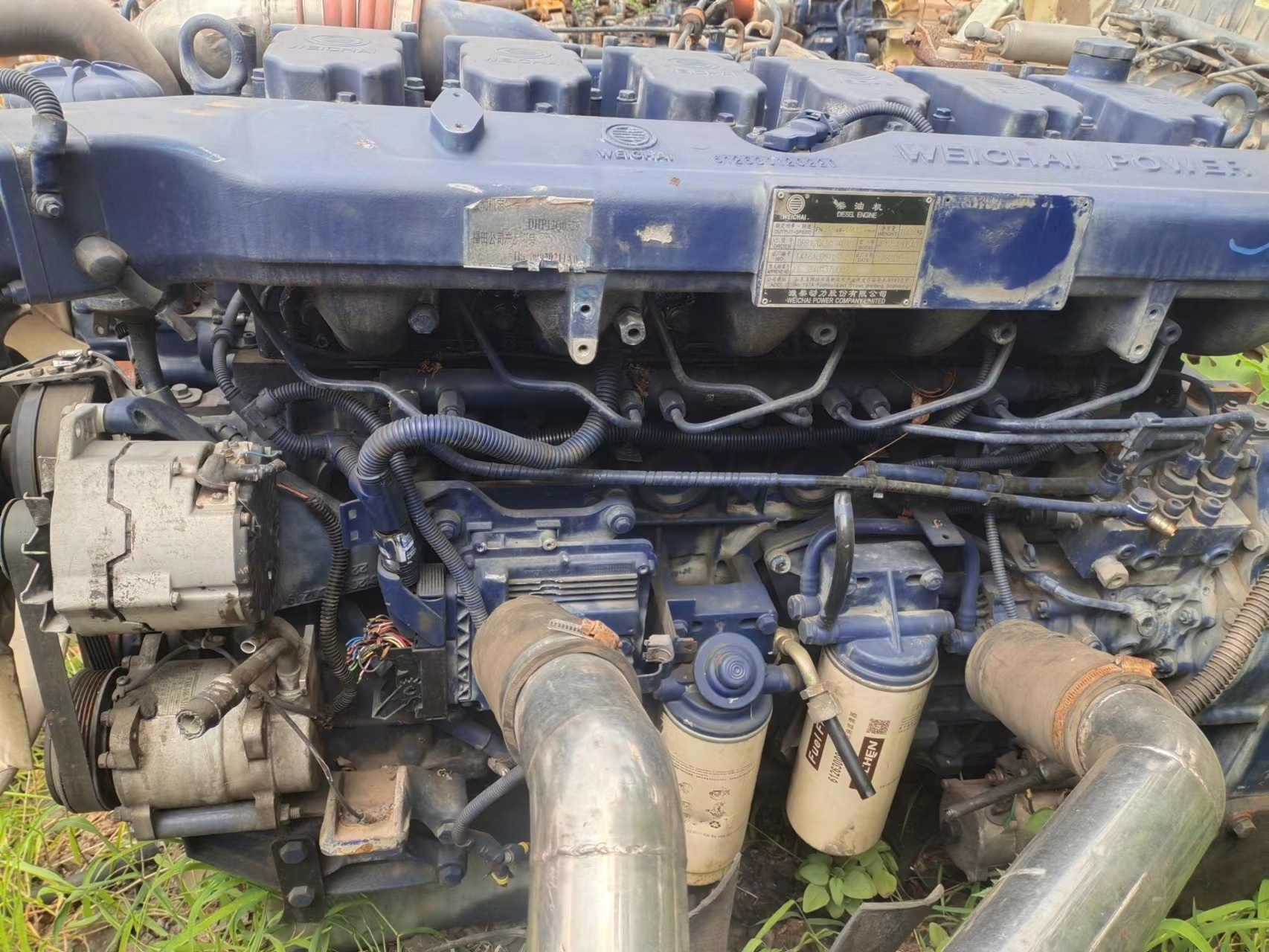 375hp 430hp Used Truck Diesel Engine Original Wp12 BUS Engine For Weichai's