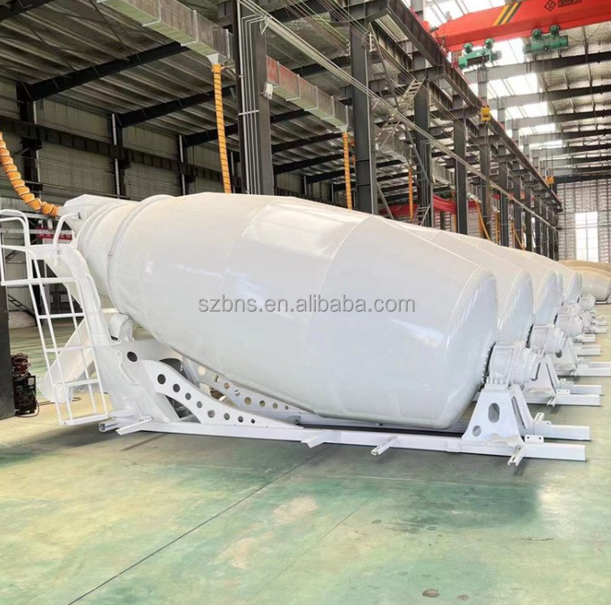 Hot Sale Self Loading 8-12CBM Concrete Mixer Drum Customized New Cement Mixing Drum