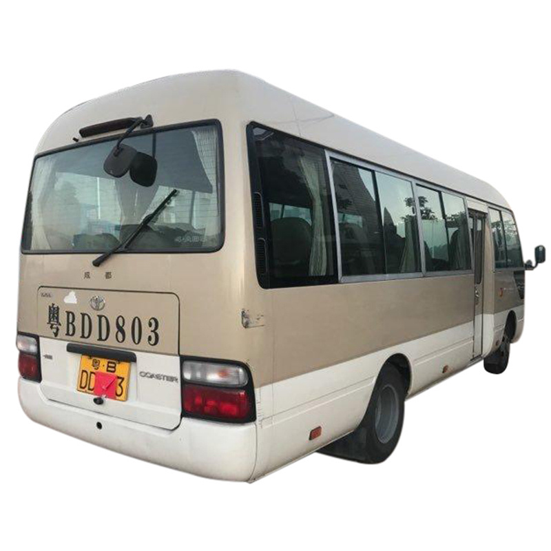 4X2 Japanese Original Coaster Bus Euro 4 Standard Used Coaster Mini Bus With Diesel Engine Manual Transmission